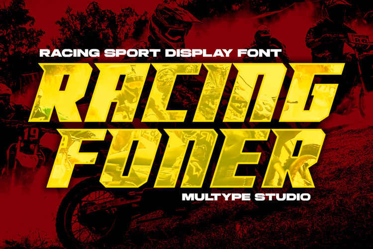Racing Foner Sport Font