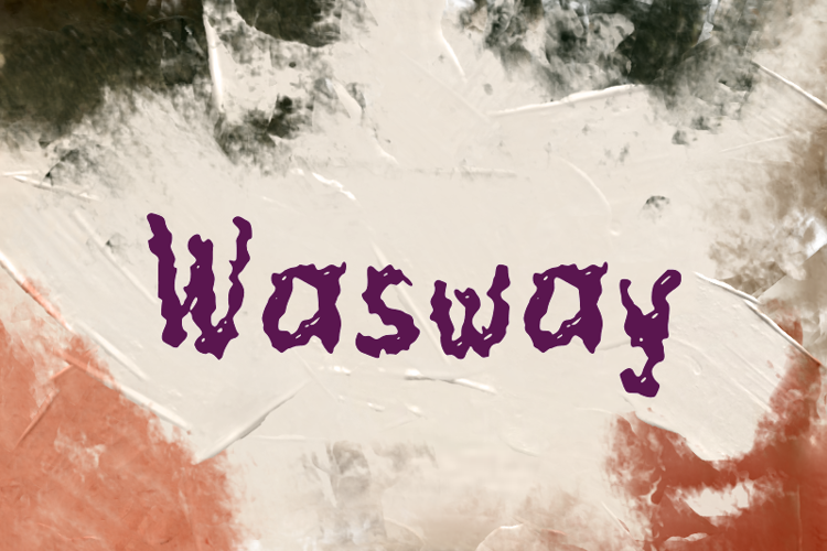 Preview of w Wasway Font