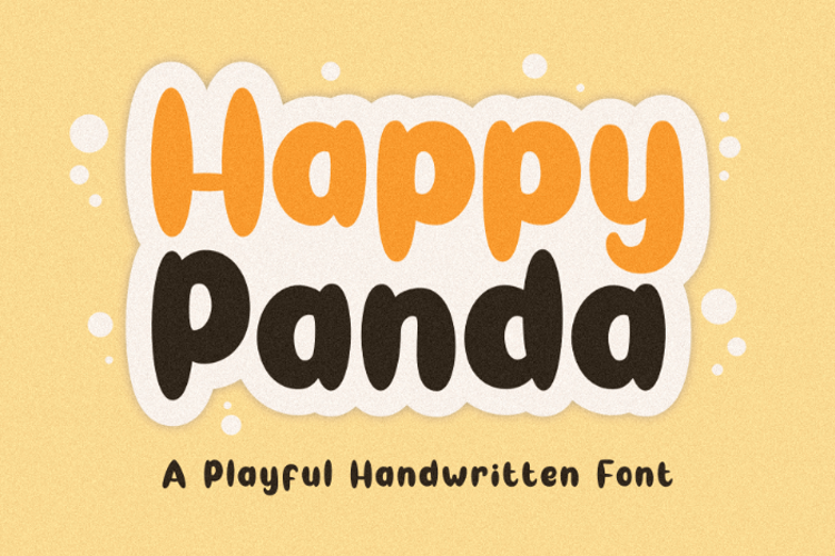 Preview of Happy Panda Font