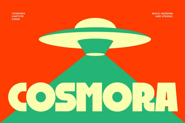 Preview of Cosmora - Modern Bold Font