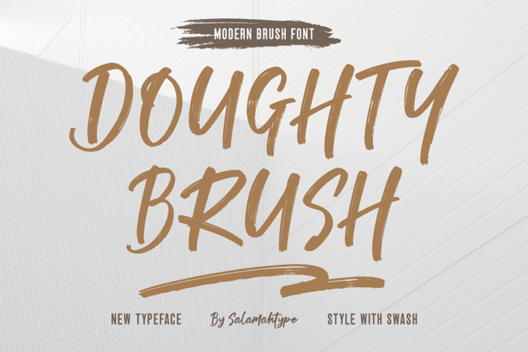 Doughty Brush Font