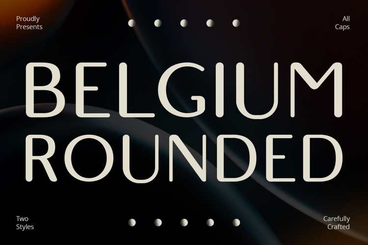Belgium Rounded Font