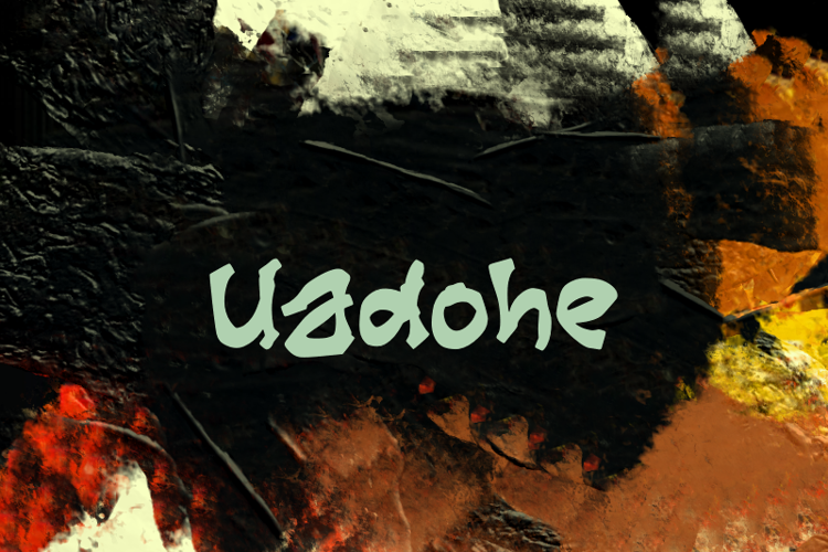 Preview of u Uadohe Font
