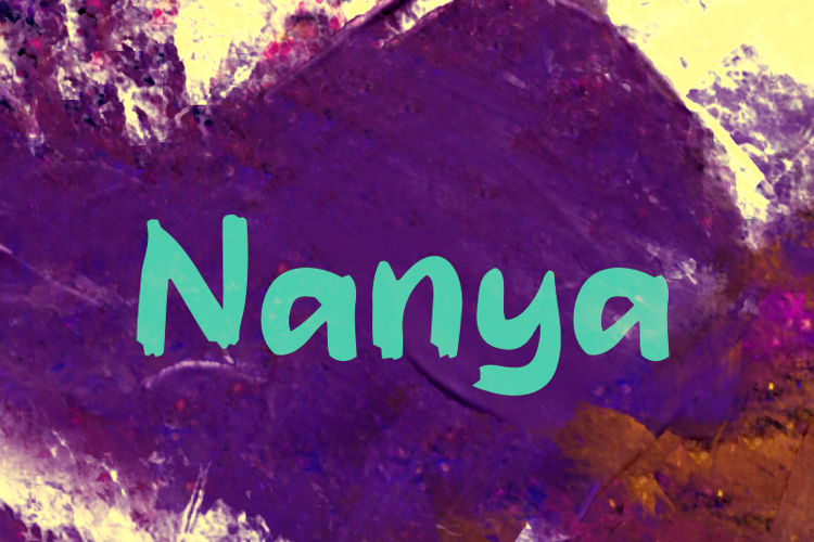 n Nanya Font