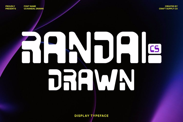 Preview of CS Randal Drawn Font