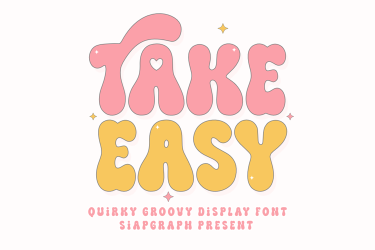 Preview of Take Easy Font