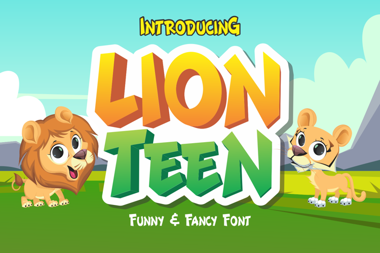 LIONTEEN Font