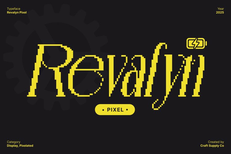 Preview of Revalyn Pixel Font