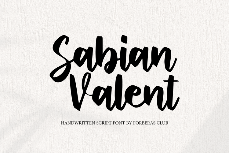 Sabian Valent Font