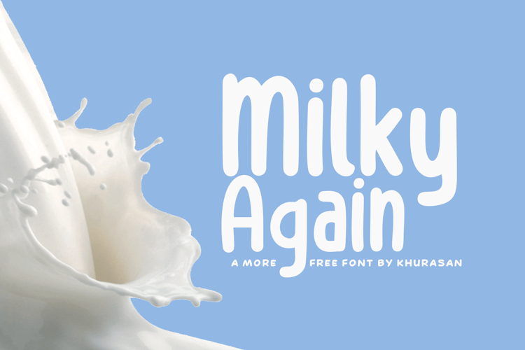 Milky Again Font