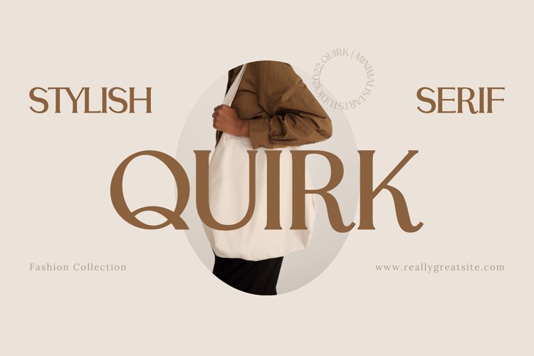 Preview of Quirk Font