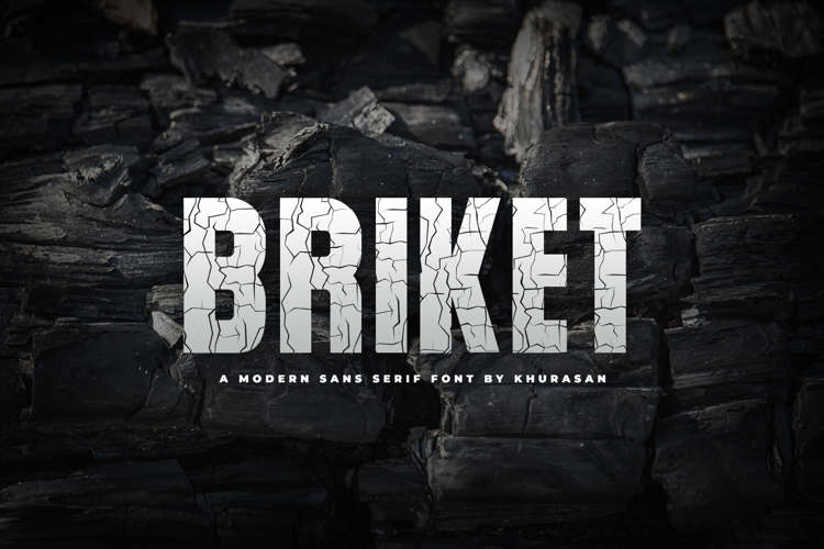 Preview of Briket Font