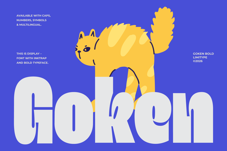 Preview of Goken - Bold Font