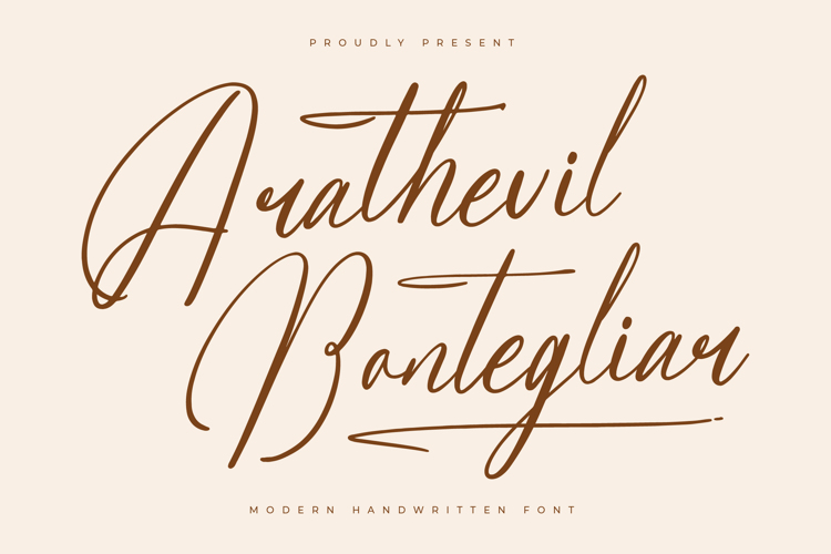 Arathevil Bontegliar Font
