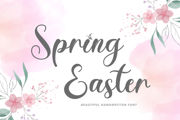 Spring Easter Font