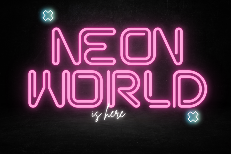 NEON WORLD Font