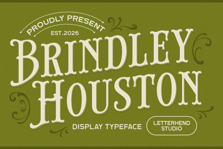 Preview of Brindley Houston Font