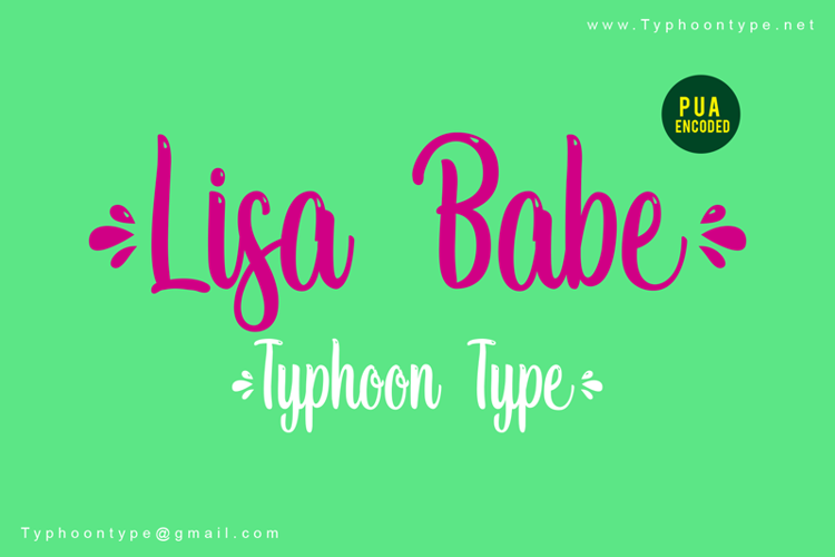 Lisa Babe - Font