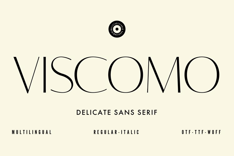 Preview of VISCOMO Font