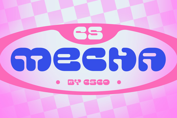 Preview of CS Mecha Font