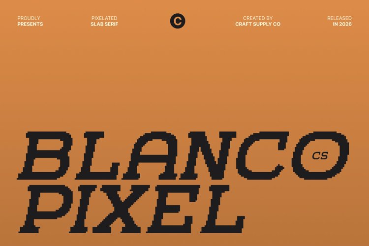 Preview of CS Blanco Pixel Font