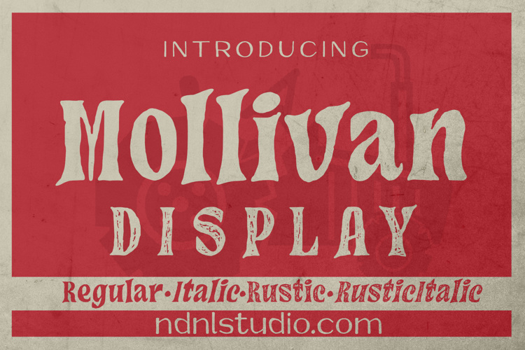 Preview of Mollivan Font