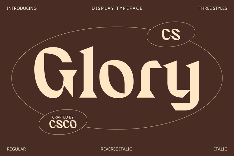 CS Glory Font