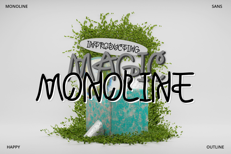 Magic Monoline Font