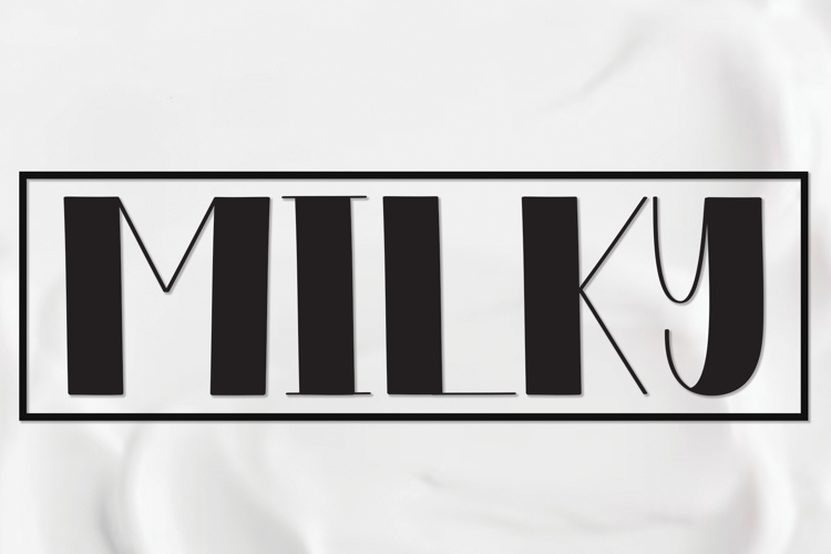 Milky Font