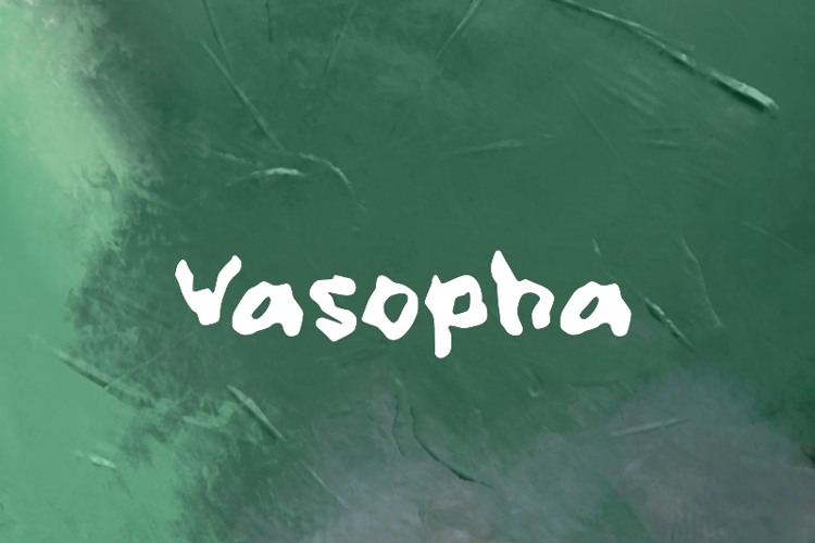 Preview of v Vasopha Font