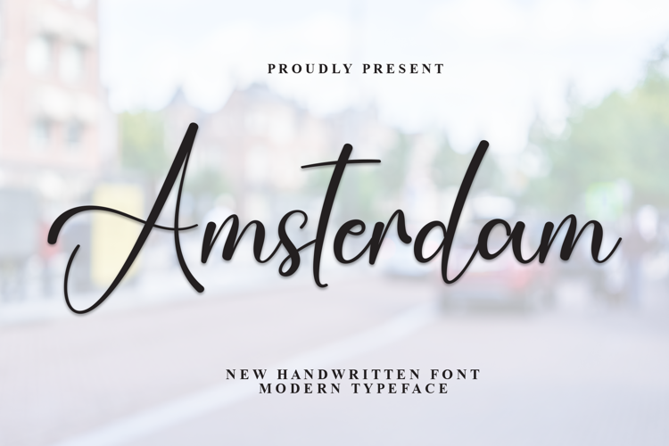 Preview of Amsterdam Font
