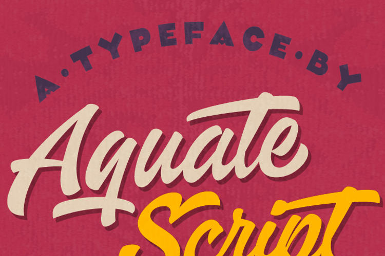 Aquate Script Font