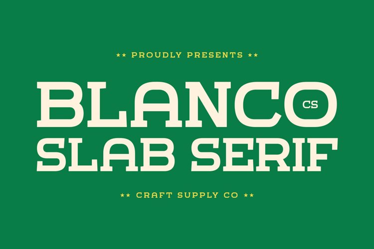 Preview of CS Blanco Font