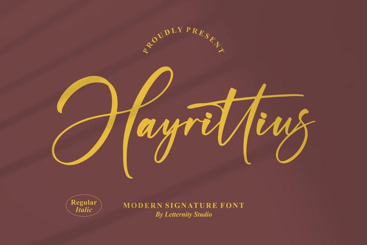 Hayrittius Font