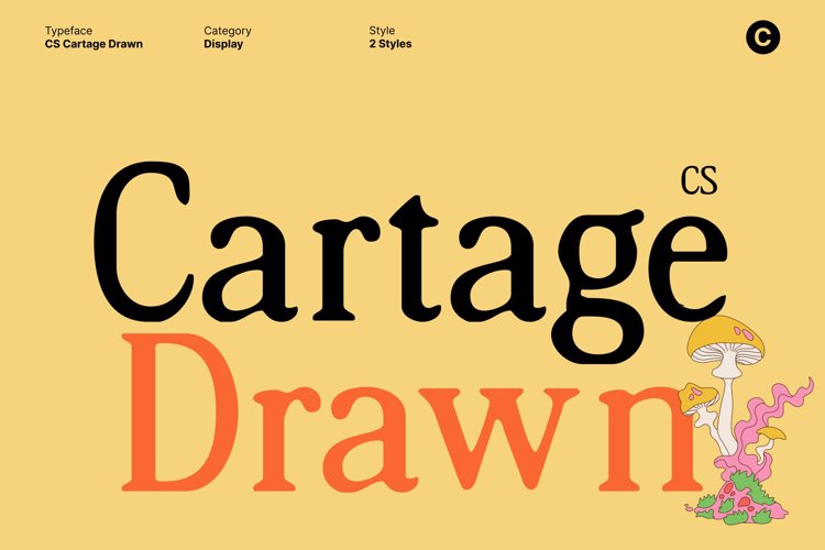 Preview of CS Cartage Drawn Font