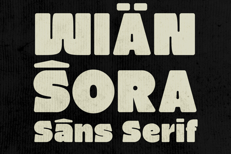Preview of Wiansora Font