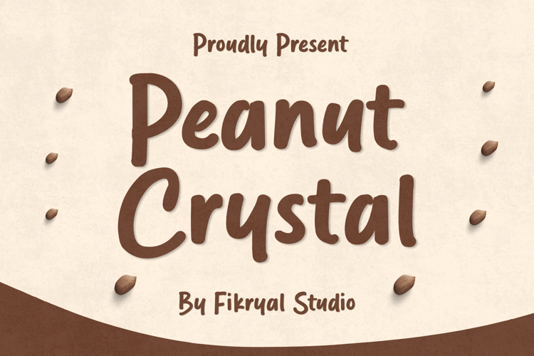 Preview of Peanut Crystal Font