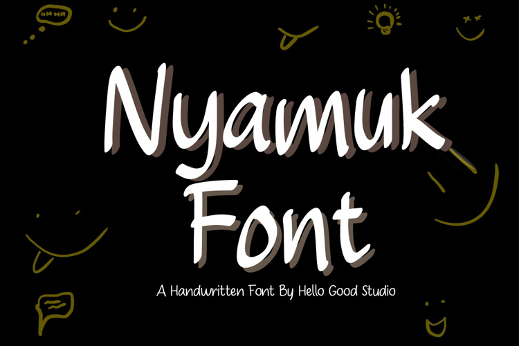 Preview of Nyamuk Font