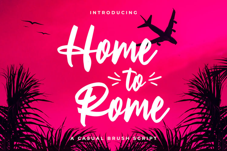 Home to Rome Trial Font