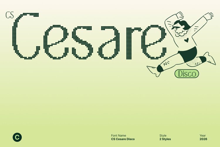 Preview of CS Cesare Disco Font
