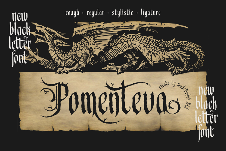 Preview of Pomenteva Font