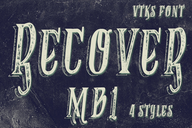 VTKS RECOVER MB 1 Font