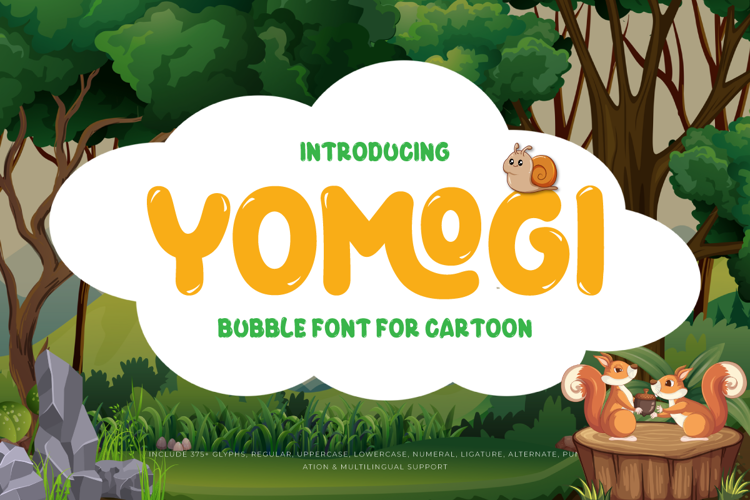 Preview of Yomogi Font