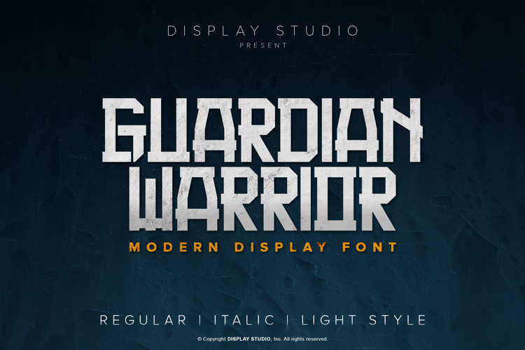 Guardian Warrior Font