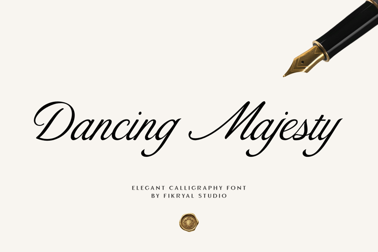Preview of Dancing Majesty Font