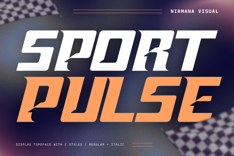 Preview of Sport Pulse Font
