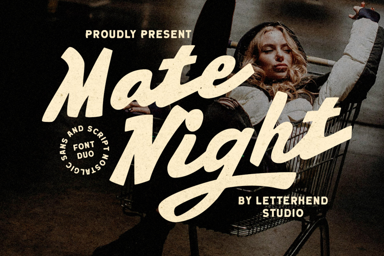 Preview of Mate Night Font