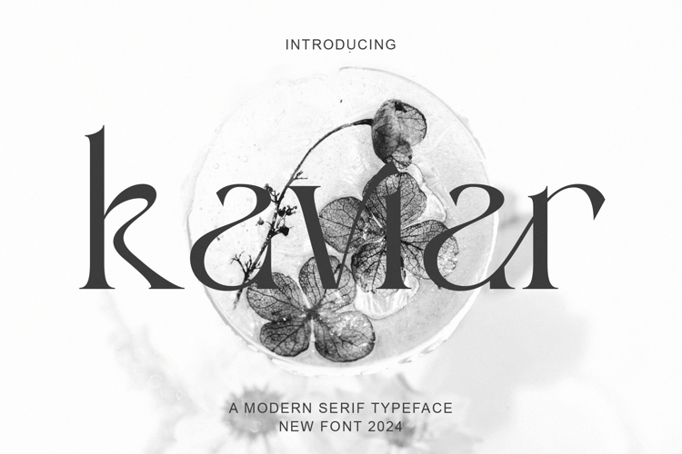 Preview of Kaviar Font