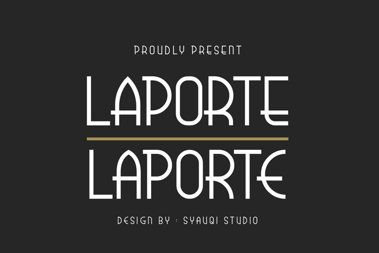 Preview of Laporte Font