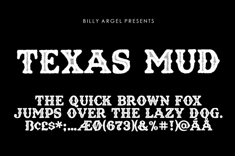 Texas Mud Font